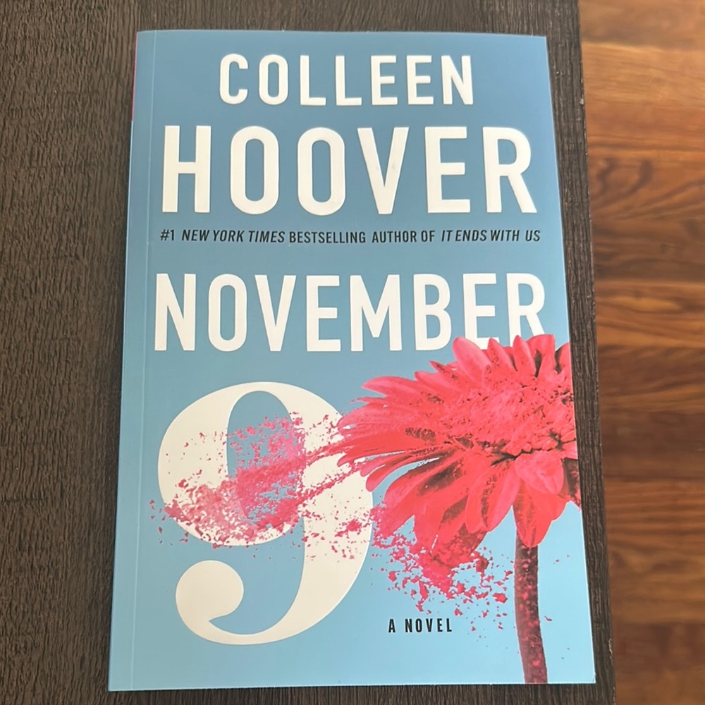 'November 9' Novel - Blue and Pink Cover